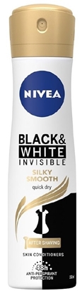 NIVEA DEOSPRAY INVISIBLE BLACK AND WHITE SILKY SMOOTH 150ML